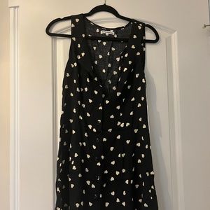 Reformation Dress: Rilynn Heart Print Minidress (never been worn, with tags)